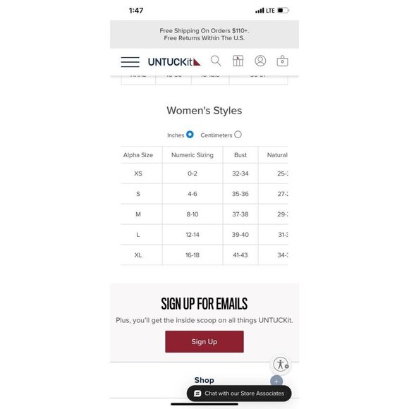 UNTUCKit Women's Size 10 Sorbo Plaid Button Down Shirt Blue White NWT - Picture 7 of 9